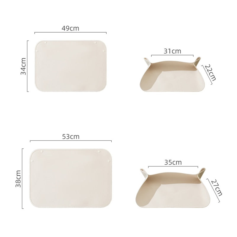 Esteira Couro À prova d'água Hen